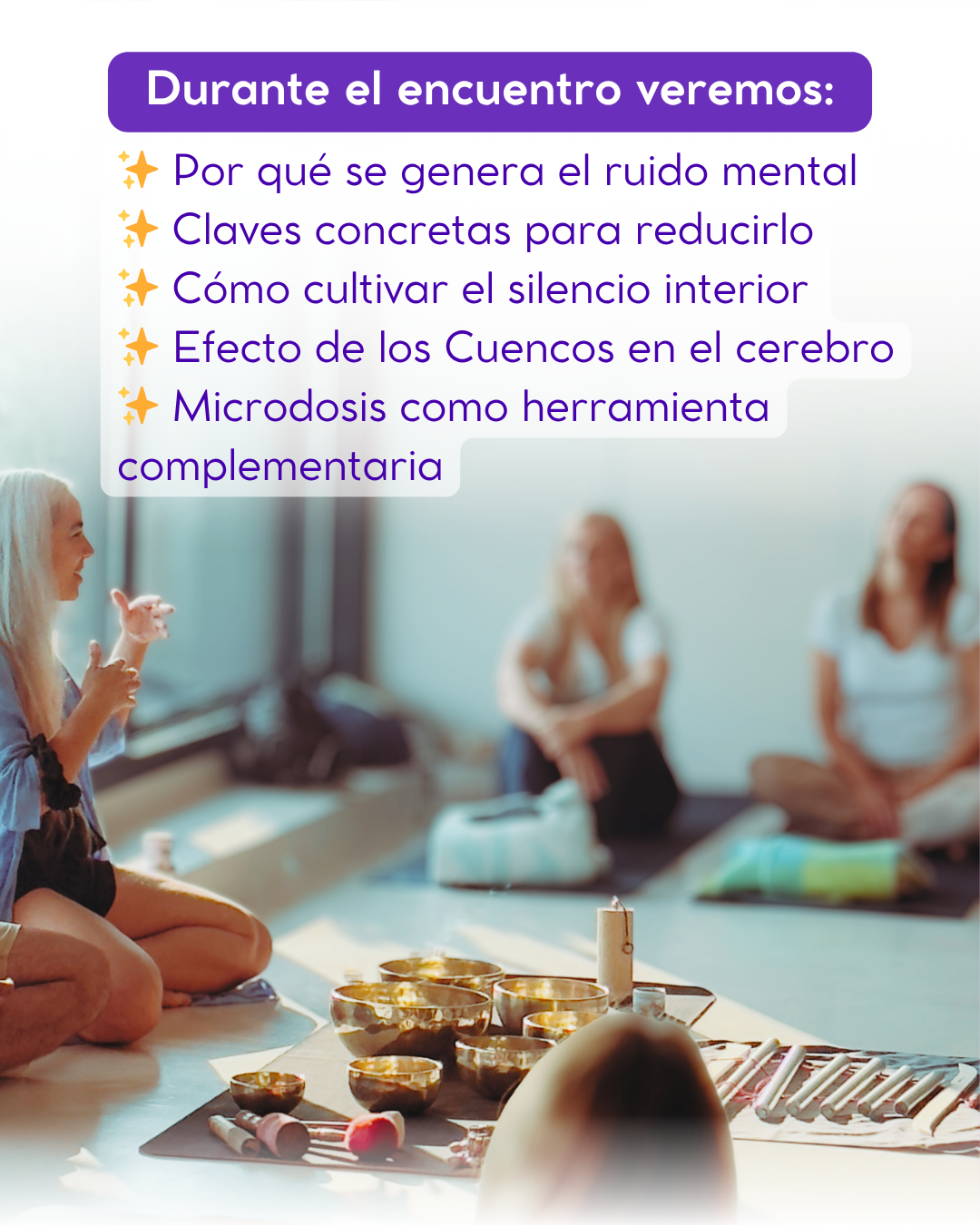 Clase gratuita: claves para reducir el ruido mental
