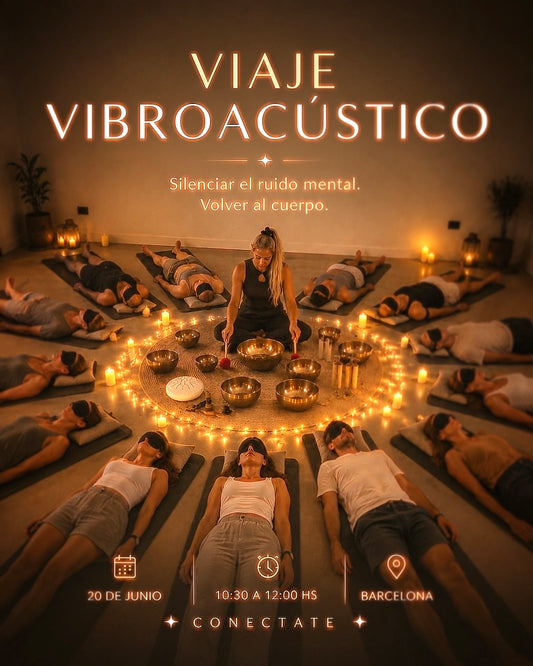 .Viaje Vibroacústico - Cuencos Himalayos + Micro (opcional)